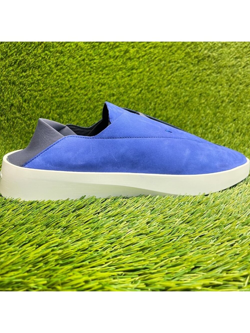 Wolf & Shepherd Cruise Ace Mens Size 11 Blue Gray Casual Leather Slip On Shoes